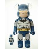ベアブリック BE@RBRICK BATMAN HUSH Ver 100% & 400% バットマン ハッシュ バージョン ブルー フィギュア トイ 【ブランド古着ベクトル】【中古】▲■250514