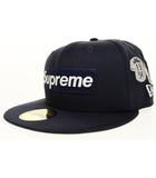 24AW JERSEYS BOX LOGO NEW ERA NAVY 7 1/4 57.7cm ボックス ロゴ ニューエラ キャップ 帽子 ネイビー 【ブランド古着ベクトル】【中古】☆AA★▲■250419