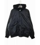 24SS HOODED STADIUM JACKET BLACK M フーデッド スタジアム ジャケット スタジャン ブラック 【ブランド古着ベクトル】【中古】☆AA★250531