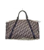 クリスチャンディオール Christian Dior トロッター柄 ロゴ ハンド ボストンバッグ 【ブランド古着ベクトル】【中古】☆AA★●▲ 250711