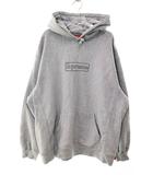 × KAWS 21SS CHALK BOX LOGO HOODED SWEATSHIRT GRAY XL カウズ チョーク ボックス ロゴ パーカー スウェット グレー 【ブランド古着ベクトル】【中古】☆AA★250629