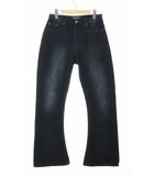 バレンシアガ BALENCIAGA 23AW BOOTCUT BLACK Mサイズ 772009 TNW11 ブーツカット フレア デニム パンツ ブラック 【ブランド古着ベクトル】【中古】☆AA★ 250629