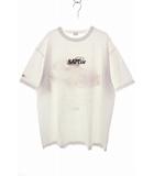  サプール SAPEur × MASATOSHI HAMADA CORONA MARK-Ⅱ WHITE XL コロナ マーク プリント Tシャツ 半袖 ホワイト 【ブランド古着ベクトル】【中古】250604
