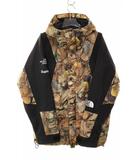 シュプリーム SUPREME × THE NORTH FACE 16AW MOUNTAIN LIGHT JACKET LEAVES M NP51601I ノースフェイス マウンテン ライト ジャケット 枯れ葉 【ブランド古着ベクトル】【中古】☆AA★250708