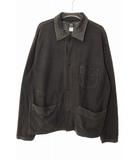 ダブルアールエル RRL USED加工 カバーオール Mサイズ 782929536001 シャツ ジャケット チャコールグレー 【ブランド古着ベクトル】【中古】250628