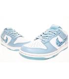 ナイキ NIKE WMNS DUNK LOW ESS WHITE WORN BLUE 25cm DH4401-101 ウィメンズ ダンク ロー エッセンシャル ホワイト ウォーン ブルー 【ブランド古着ベクトル】【中古】▲250705