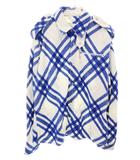 バーバリー BURBERRY ARCHIVE CHECKED BRUSHED WOOLBLEND OVERSHIRT BLUE M ダニエルリー アーカイブ チェック シャツジャケット ブルー 【ブランド古着ベクトル】【中古】☆AA★■250815