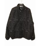 ブラックアイパッチ THE BLACK EYE PATCH PRIORITY LABEL FAKE SUEDE TRACK JACKET BLACK L フェイク スエード トラック ジャケット 【ブランド古着ベクトル】【中古】250709