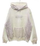 シュプリーム SUPREME × MM6 MAISON MARGIELA 24SS FOIL BOX LOGO HOODED SWEAT SHIRT WHITE S メゾン マルジェラ フォイル ボックス ロゴ フーデッド スウェット シャツ ホワイト 【ブランド古着ベクトル】【中古】☆AA★250821