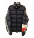 モンクレール MONCLER WILLM GIUBBOTTO BLACK SIZE 6 E20914135585 ウィルム ダウンジャケット トリコロール ブラック 【ブランド古着ベクトル】【中古】☆AA★251016