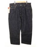 WIDE DENIM HEAVY OZ INDIGO BLUE W38 0105XXW ワイド デニム ヘビー オンス レングス調整 インディゴブルー 【ブランド古着ベクトル】【中古】■250806