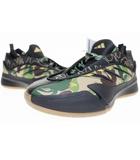 アディダス adidas × A BATHING APE DAME 9 CORE BLACK CAMO 28cm JH6358 アベイシングエイプ デイム コアブラック カモ 【ブランド古着ベクトル】【中古】▲■250831