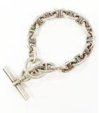 エルメス HERMES Chaine dancre Bracelet MM 16コマ シェーヌダンクル ブレスレット シルバー 【ブランド古着ベクトル】【中古】☆AA★ ▲■ 251011