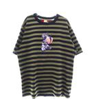 シュプリーム SUPREME × JUNYA WATANABE COMEE DES GARCONSMAN 21AW STRIPE S/S TEE KHAKI SIZE L ジュンヤワタナベ コムデギャルソン ストライプ ボーダー 半袖 Tシャツ カーキ 【ブランド古着ベクトル】【中古】 260409