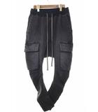  A.F ARTEFACT BLACK DENIM CARGO SARROUEL SKINNY PANTS SIZE2 ブラック デニム カーゴ サルエル スキニー パンツ 【ブランド古着ベクトル】【中古】●251018