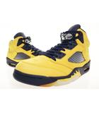 ナイキ NIKE AIR JORDAN 5 RETRO SP MICHIGAN AMARILLO COLLEGE NAVY 28cm CQ9541-704 AJ5 エア ジョーダン レトロ ミシガン アマリロ カレッジネイビー 【ブランド古着ベクトル】【中古】▲■251017