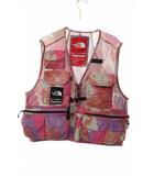シュプリーム SUPREME × THE NORTH FACE 20SS CARGO VEST PINK M ノースフェイス カーゴベスト ピンク 【ブランド古着ベクトル】【中古】☆AA★260320