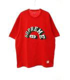 シュプリーム SUPREME 21AW ALPHA OMEGA TEE RED XL アルファ オメガ 半袖 Tシャツ ロゴ レッド 赤 【ブランド古着ベクトル】【中古】☆AA★260316