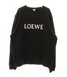ロエベ LOEWE REGULAR FIT SWEATSHIRT BLACK XXL H526Y24J26 レギュラー フィット スウェットシャツ ロゴ ブラック 【ブランド古着ベクトル】【中古】☆AA★251213