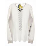 クロムハーツ CHROME HEARTS VINTAGE FOTI THERMAL TEE WHITE L ヴィンテージ フォティ スカルウィング プリント サーマル ロンT ホワイト 【ブランド古着ベクトル】【中古】☆AA★260421