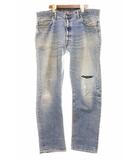 リーバイス Levi's 70s 505 0217 66前期 紙パッチ ヴィンテージ デニムパンツ ジーンズ 1976年 USA製 米国製 66シングル 42TALON スモールe トップボタン裏 8 刻印 505-0217 【ブランド古着ベクトル】【中古】251201