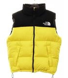ザノースフェイス THE NORTH FACE NUPTSE VEST YELLOW L ND92232 ヌプシ ベスト イエロー ダウン 【ブランド古着ベクトル】【中古】251207