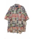 ポロ ラルフローレン POLO RALPH LAUREN チェック シャツ XLサイズ 半袖 マルチカラー 【ブランド古着ベクトル】【中古】●260502