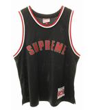 シュプリーム SUPREME 21SS MITCHELL & NESS BASKETBALL JERSEY BLACK XL ミッチェル&ネス バスケットボール ジャージ ノースリーブ ブラック 【ブランド古着ベクトル】【中古】☆AA★260212