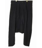 コムデギャルソン COMME des GARCONS CDG BUCK LOGO SARROUEL PANTS BLACK S SB-P001 AD2019 バック ロゴ サルエル パンツ ブラック 【ブランド古着ベクトル】【中古】●260113