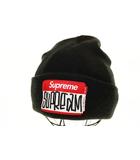 21AW GONZ NAMETAG BEANIE BLACK ゴンズ ネームタグ ビーニー ニット帽 帽子 ブラック 【ブランド古着ベクトル】☆AA☆▲260202