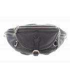 クロムハーツ CHROME HEARTS SNAT PACK #1 BLACK スナットパック ショルダー ウエスト バッグ ブラック インボイス原本付き 【ブランド古着ベクトル】【中古】☆AA★ ▲■ 260311