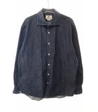  ジャンネット giannetto シャンブレーシャツ XL カッタウェイ コットン デニムシャツ ブルー 【ブランド古着ベクトル】【中古】●260218