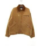 カーハート carhartt デトロイトジャケット 80s 80年代 ワークジャケット 裏地ブランケット キャメル 【ブランド古着ベクトル】【中古】260202