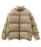 アベイシングエイプ A BATHING APE 23AW TONAL SOLID CAMO PUFFER DOWN JACKET M トゥナル ソリッド カモ パッファー ダウン ジャケット ベージュ【ブランド古着ベクトル】【中古】 ■ 260204