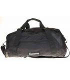 シュプリーム SUPREME 22SS DUFFLE BAG BLACK ダッフル バッグ ショルダー ボストン ブラック 【ブランド古着ベクトル】【中古】☆AA★▲260329