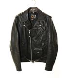 ショット SCHOTT 7577 ONE STAR NEW NAKED JKT 36 516UST ワンスター ニューネイキッド ダブルライダース ジャケット ブラック 【ブランド古着ベクトル】【中古】260216