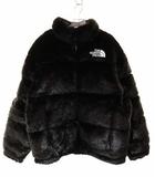 シュプリーム SUPREME × THE NORTH FACE 20AW FAUX FUR NUPTSE JACKET L BLACK ND92001I ザ ノース フェイス フォークス ファー ヌプシ ジャケット ブラック 黒 【ブランド古着ベクトル】【中古】☆AA★260305