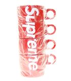 18SS STACKING CUPS コップ セット カップ レッド 赤 【ブランド古着ベクトル】【中古】☆AA★▲■260419