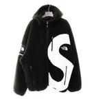 シュプリーム SUPREME × THE NORTH FACE 20AW S LOGO HOODED FLEECE JACKET BLACK XL NT62004I ザ ノース フェイス ロゴ フード フリース ジャケット ブラック 黒 ボア 【ブランド古着ベクトル】【中古】☆AA★260305