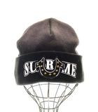 × TRUE RELIGION 25AW BEANIE BLACK トゥルーレリジョン ビーニー ニット キャップ 帽子 ブラック 黒 【ブランド古着ベクトル】【中古】☆AA★▲260308