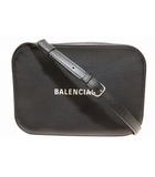 バレンシアガ BALENCIAGA EVERYDAY CAMERA BAG BLACK エブリデイ カメラバッグ ショルダー ロゴ ブラック 【ブランド古着ベクトル】【中古】☆AA★▲260314