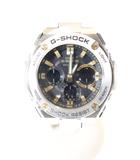 カシオ CASIO G-STEEL SILVER GST-W110D-1A9JF ジースティール メタル バンド ソーラー 電波 時計 充電 腕時計 シルバー 【ブランド古着ベクトル】【中古】▲■260315