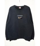 × NIKE 20AW JEWEL CREWNECK BLACK L CW9699-010 ナイキ ジュエル クルーネック スウェット トレーナー ブラック 【ブランド古着ベクトル】【中古】☆AA★260406