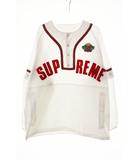 22SS SNAP-OFF SLEEVE L/S BASEBALL TOP WHITE S スナップ オフ スリーブ ベースボール トップ 長袖 半袖 ジャージ 【ブランド古着ベクトル】【中古】☆AA★260318