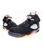 ナイキ NIKE 観賞用 AIR JORDAN 5 RETRO SUPREME 2015 28cm BLACK 824371-001 AJ5 エア ジョーダン V レトロ シュプリーム コラボ ブラック 黒 【ブランド古着ベクトル】【中古】▲■260305