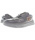 アクネ ストゥディオズ Acne Studios PEREY LACE UP PI SNEAKERS BLACK SIZE41 BD0108-AX0 レースアップ レザー スニーカー ブラック スマイル プレート 【ブランド古着ベクトル】【中古】 ●▲260307