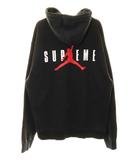 × JORDAN 24AW HOODED SWEATSHIRT BLACK Mサイズ ジョーダン コラボ フーディ パーカー ブラック 黒 【ブランド古着ベクトル】【中古】☆AA★260409