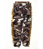 25SS CONTRAST ZIP WARM UP PANT SNOW CAMO M コントラスト ジップ ウォームアップ パンツ スノーカモ グレー 【ブランド古着ベクトル】【中古】☆AA★260401