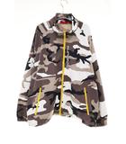 25SS CONTRAST ZIP TRACK JACKET SNOW CAMO XL コントラスト ジップ トラック ジャケット カモ柄 グレー 【ブランド古着ベクトル】【中古】☆AA★260401