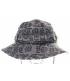25SS CITIES JACQUARD BOONIE BLACK シティーズ ジャガード ブーニー ハット 総柄 黒 ブラック 【ブランド古着ベクトル】【中古】 ☆AA★▲260408